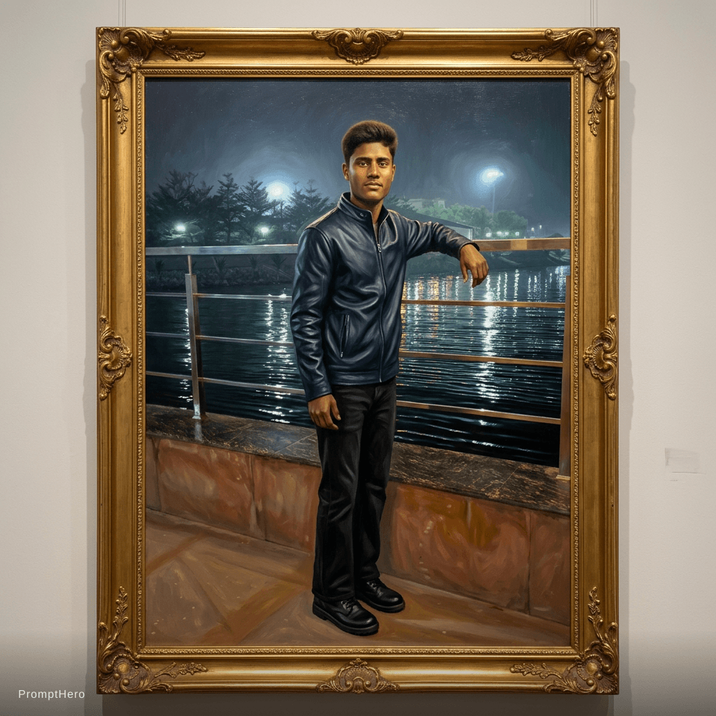 AI generated: Create the image for black bootcut jeans wearing and black boots and realistic graphic and wear Navy...