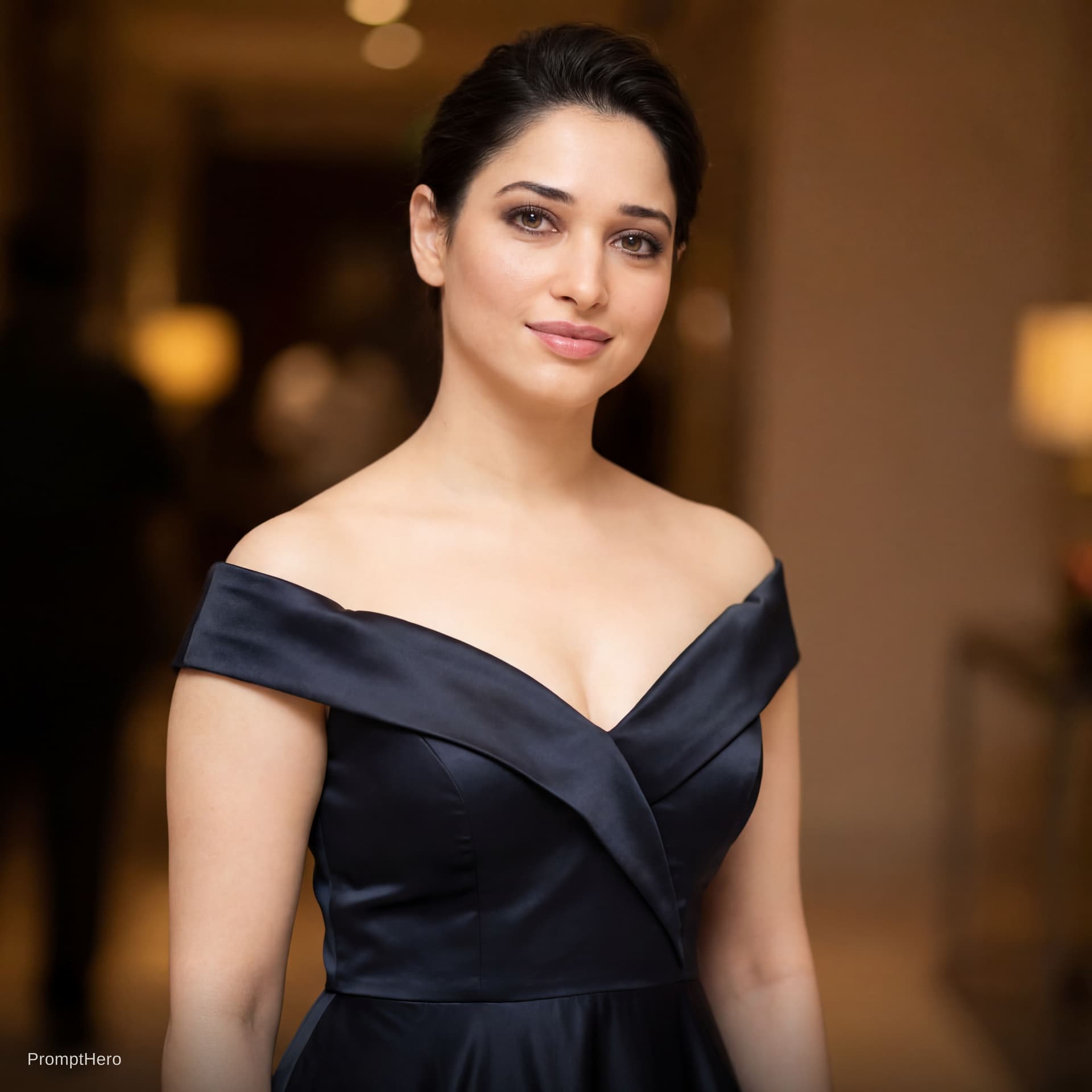 AI generated: Tammanah bhatia nude actress with big boobs 