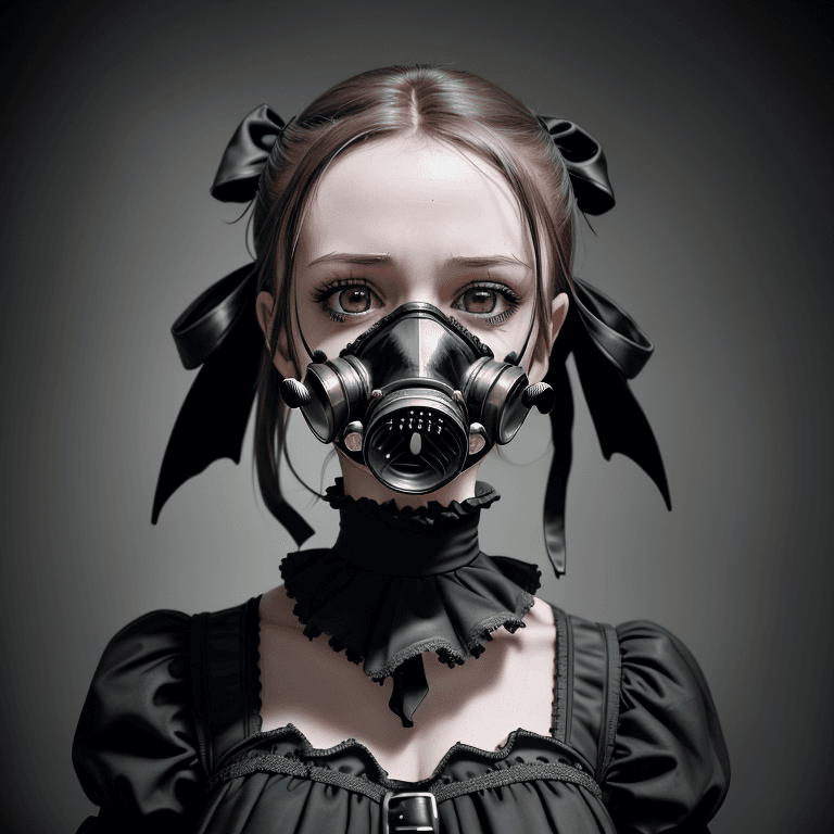 AI generated: (hyperrealism : 1. 4), (award winning: 1. 4) (masterpiece photo: 1. 4) BREAK 
photo of a gothic girl...
