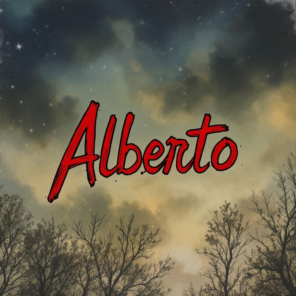AI generated: Write "Alberto" in Marvel Avengers script as if instead of saying "Avengers" it said "Alberto" 