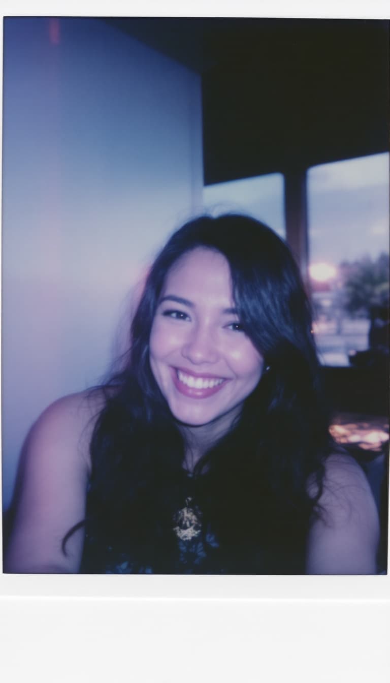 AI generated: Girl, polaroid_24, color polaroid fujifilm