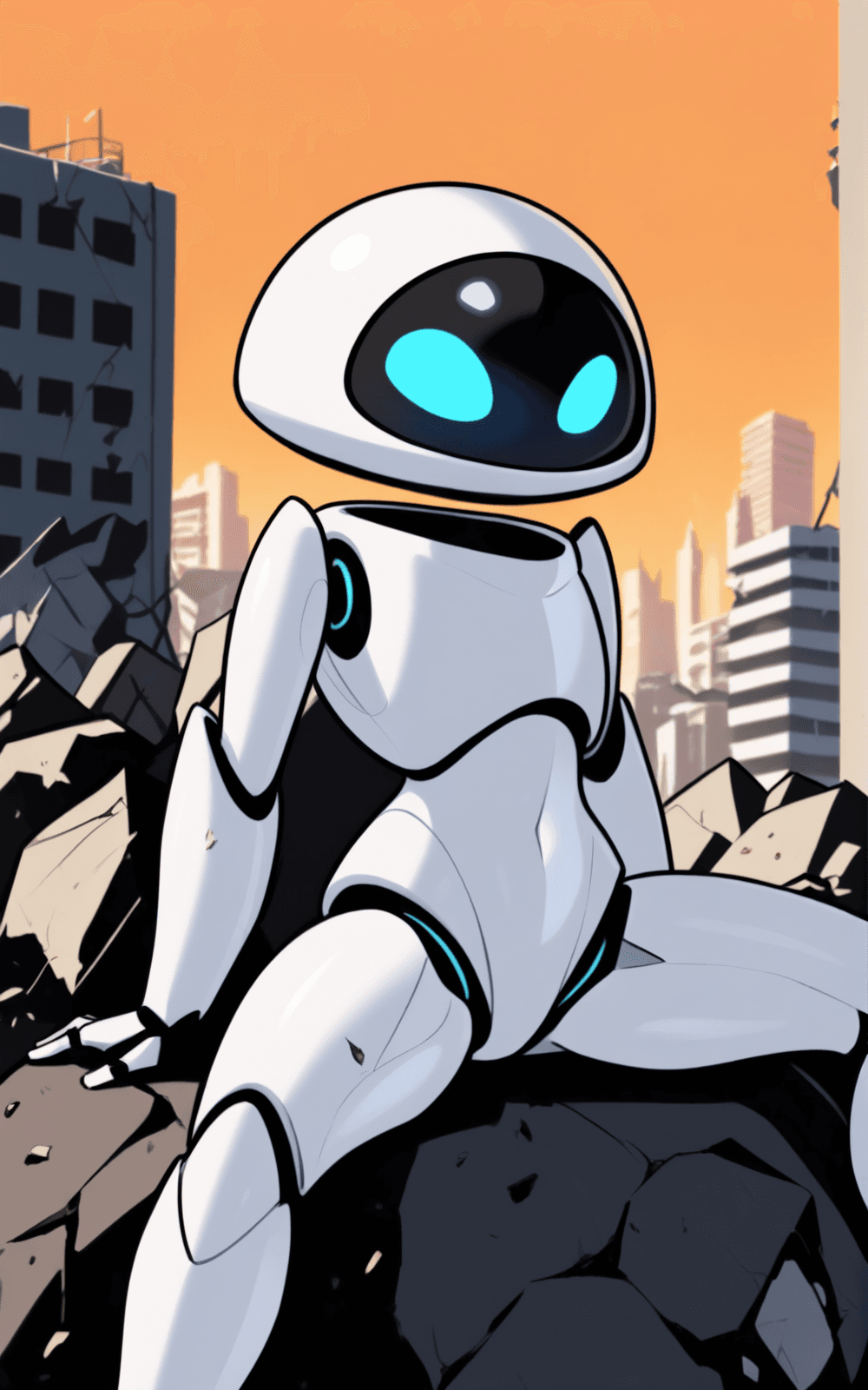 EVE - WALL·E [SD 1.5/PonyXL/Illustrious] - Image 3