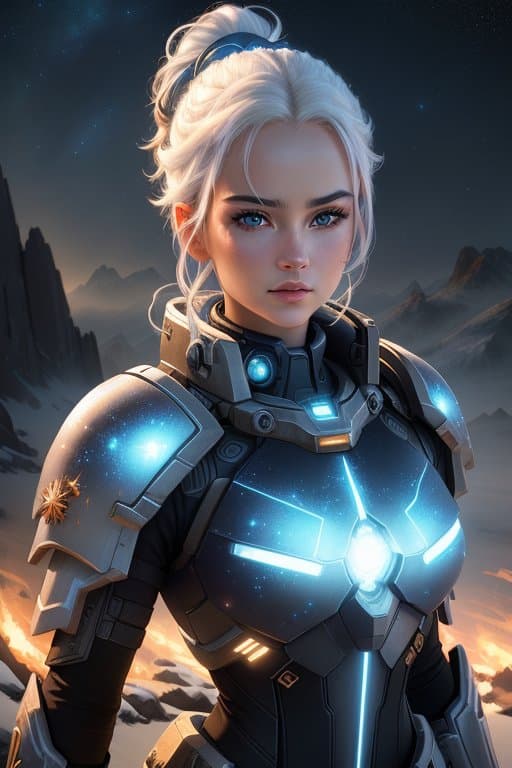 AI generated: Masterpiece, best quality, realistic, colorful cinematic lighting, photo of, (beautiful [T'au|woman]...