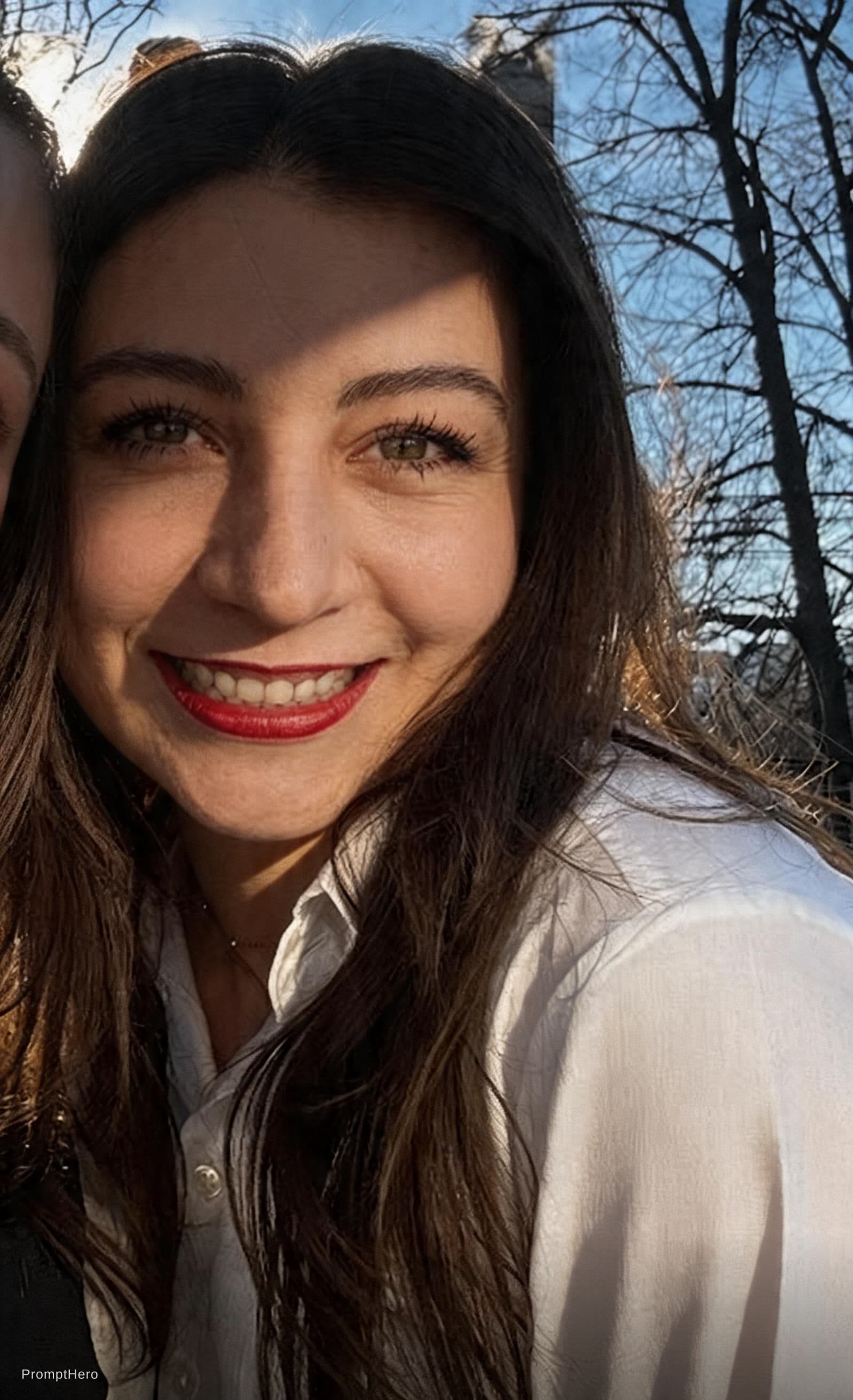 AI generated: high-resolution photograph, woman, stunning use of shadows, in the syle of crisp lines and forms,  U...
