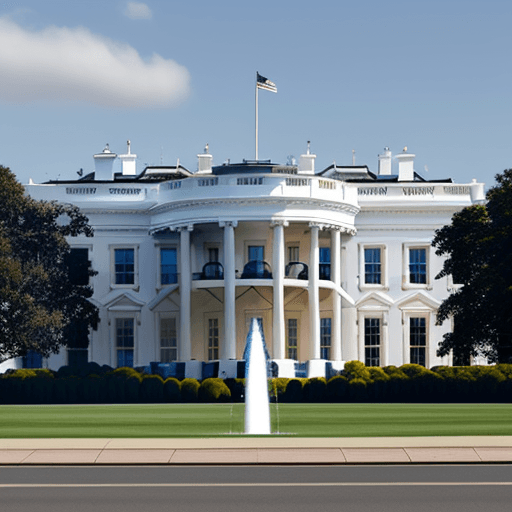 AI generated: american white house