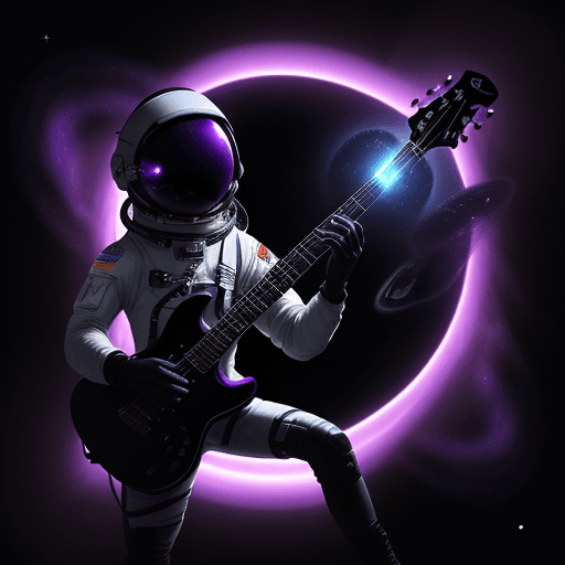 AI generated: Create a unique avatar that captures my personality . Design an image that features an astronaut pla...
