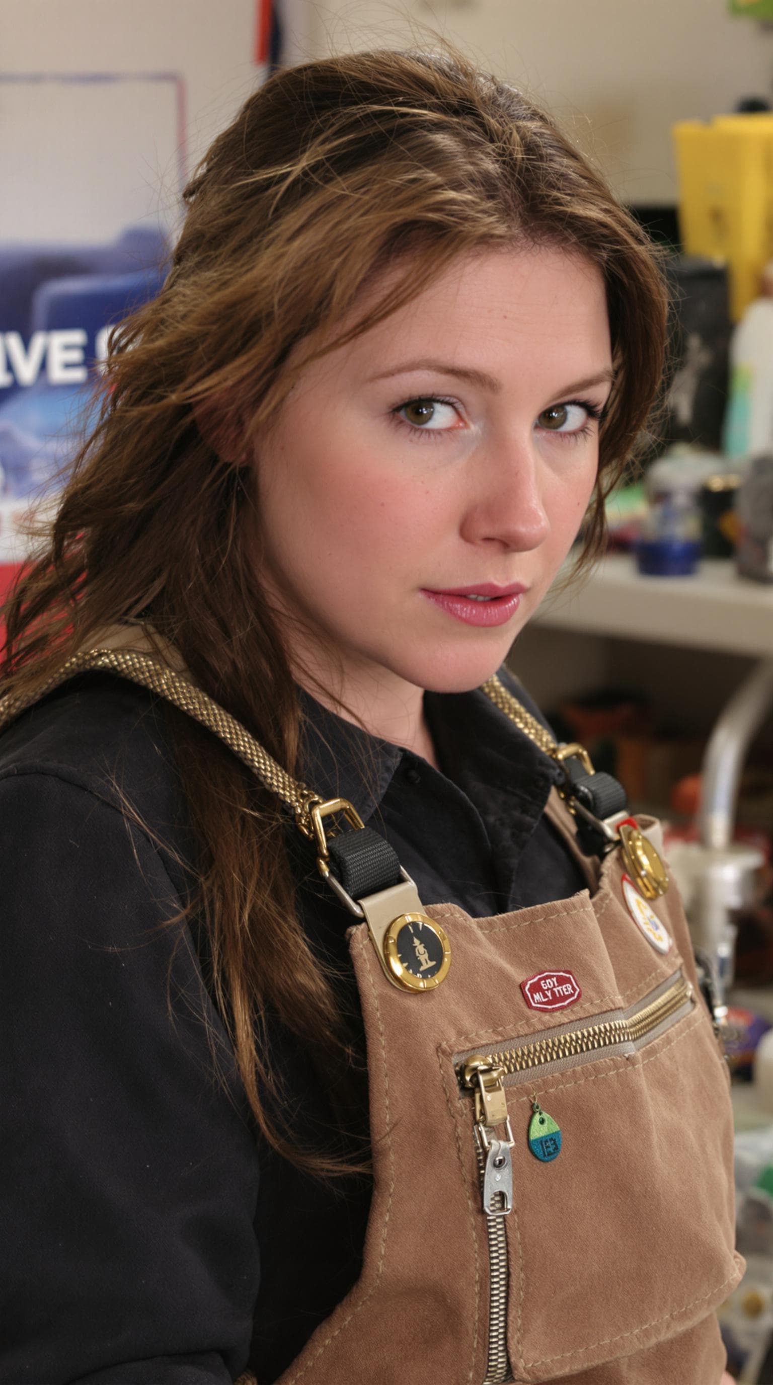 AI generated: 64K UHD Photograh of Kaywinnet Lee "Kaylee" Frye (played by a 20 year old Jewel Staite) is Serenity'...