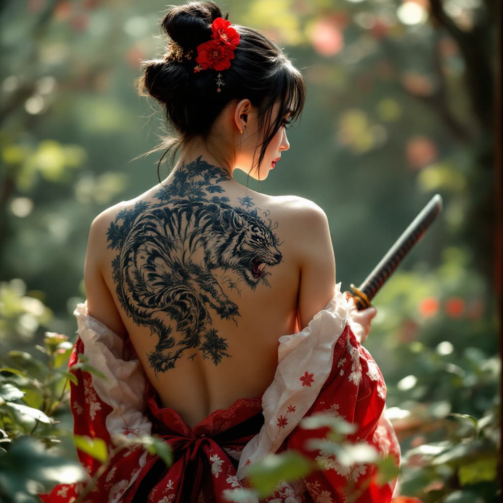 AI generated: Full body view of a masterpiece scene, photogenic soft lighting, a highly detailed photograph with v...