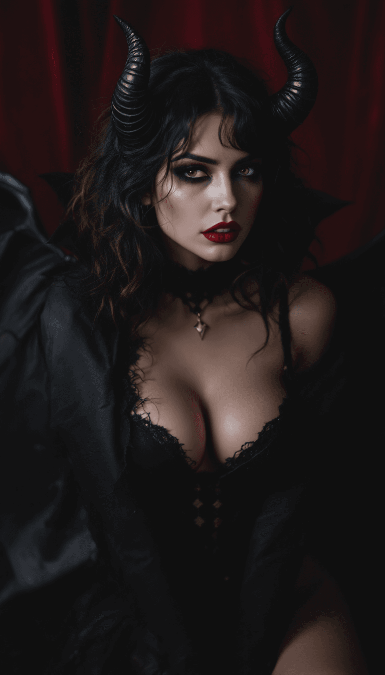 AI generated: vampire babe