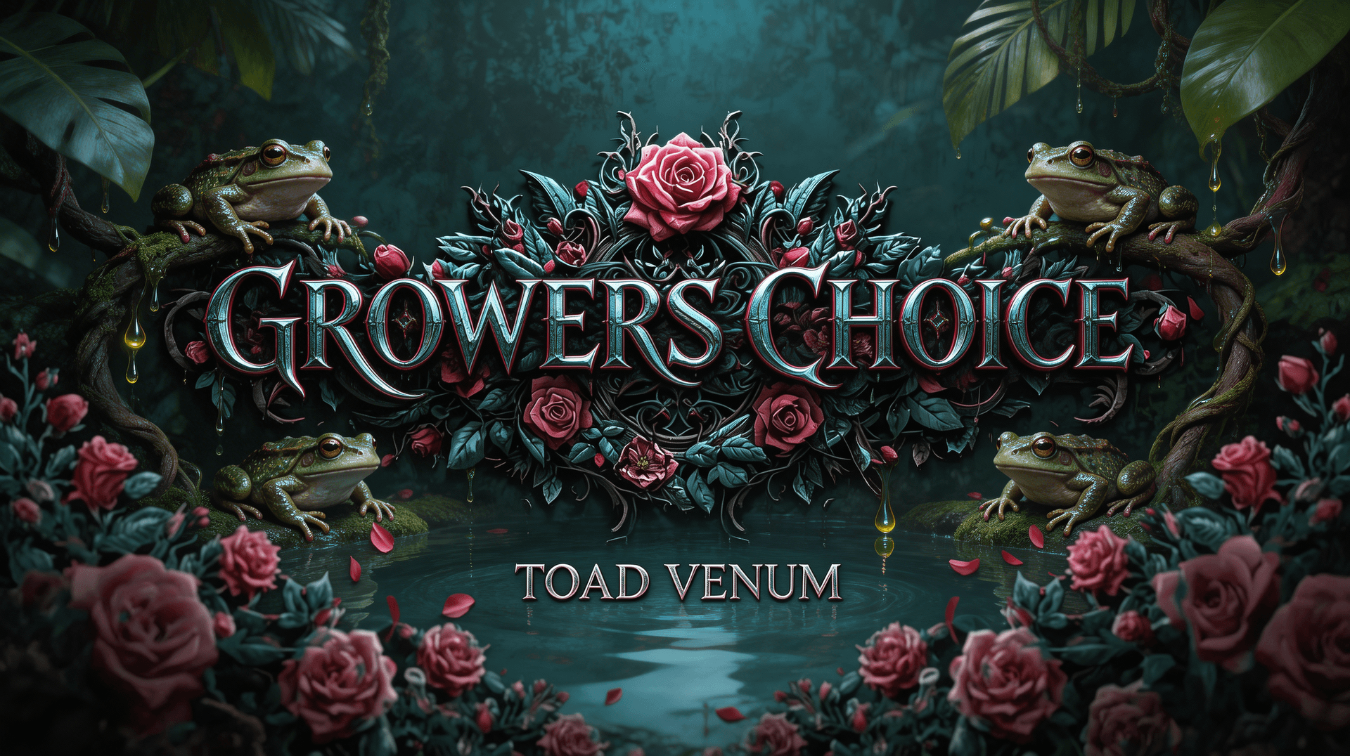 AI generated: Creat a Image in the same direction like the uploaded Picture, but use a Text with "Growers Choice "...