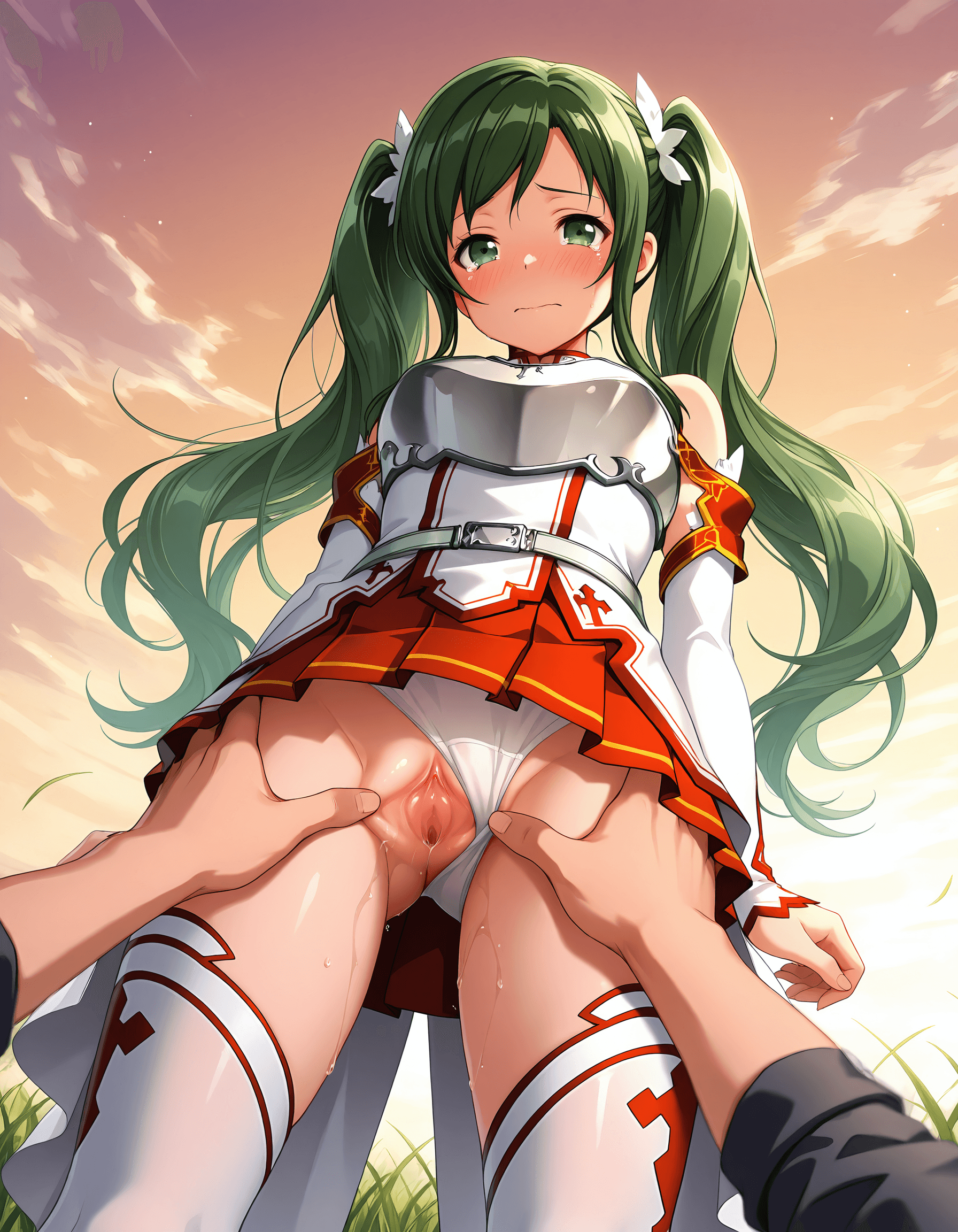 spread pussy/ mangurigaeshi-illustrious