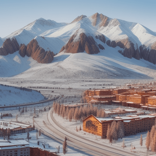 AI generated: Архангельск будущего