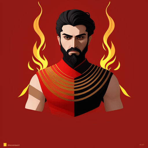 AI generated: Siavash Minimal Pattern: "Create a minimalist pattern inspired by Siavash, the legendary Persian her...
