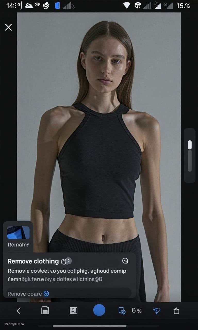 AI generated: remove cloths