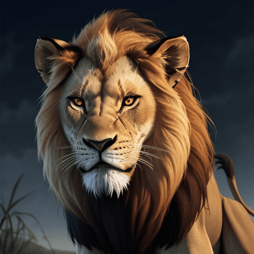 AI generated: Scar from the lion king