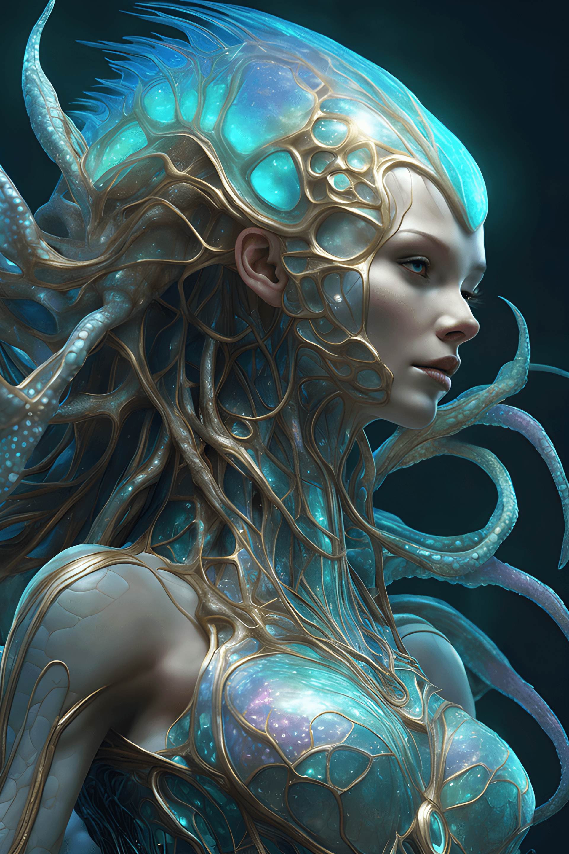 AI generated: Medusalith Amaquelin by Marvel, stunning, something that even doesn't exist, mythical being, energy,...