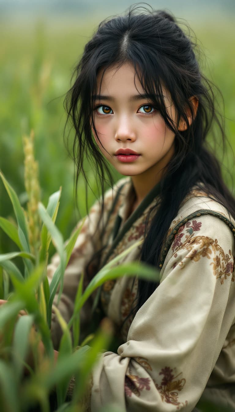 AI generated: a professional photo of a eleven year Vietnamese girl,(futuristic),(masterpiece), (realistic), (perf...