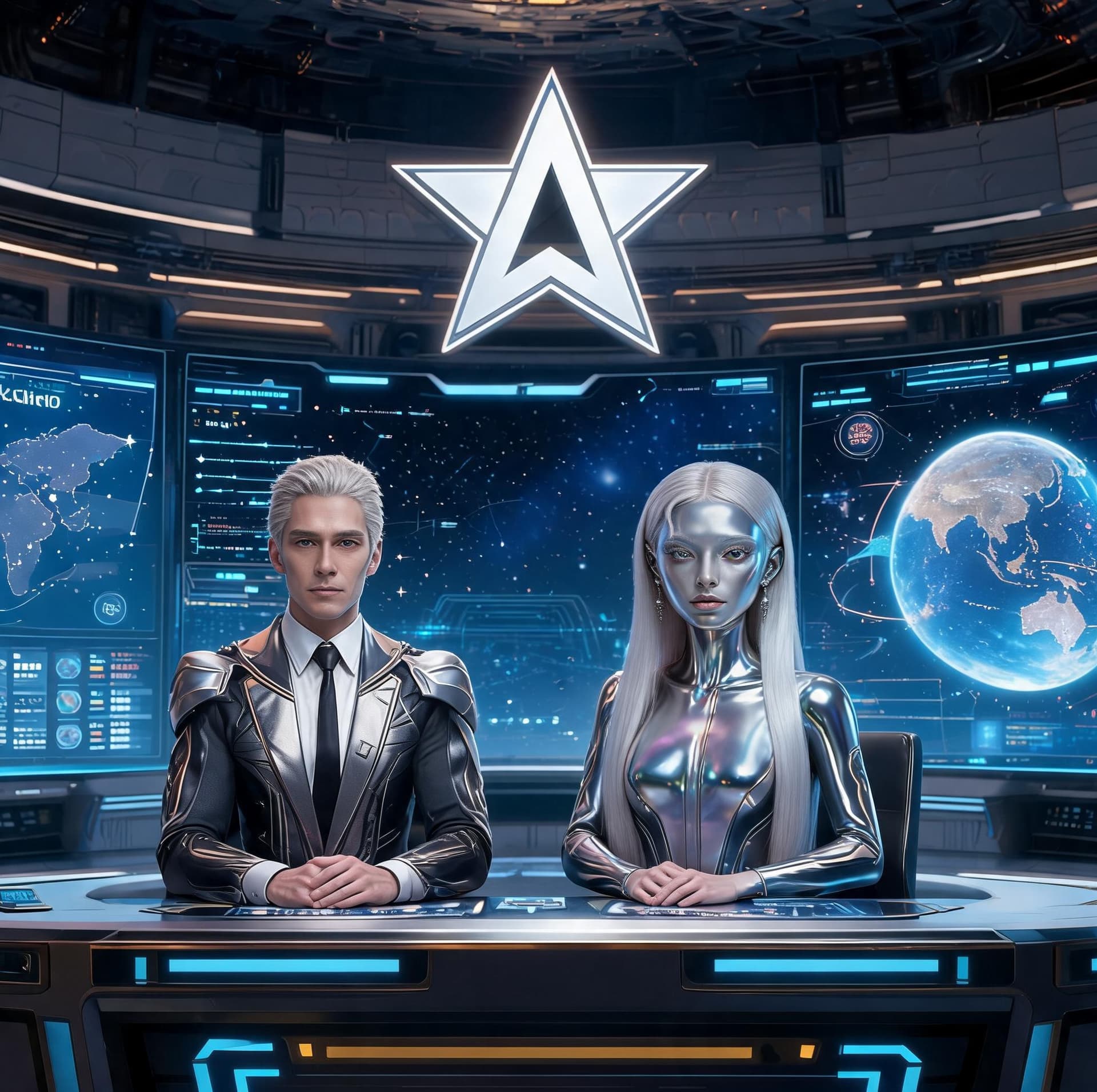 AI generated: The primary broadcast center of Vault 88, the central communications hub of the

              Astra...