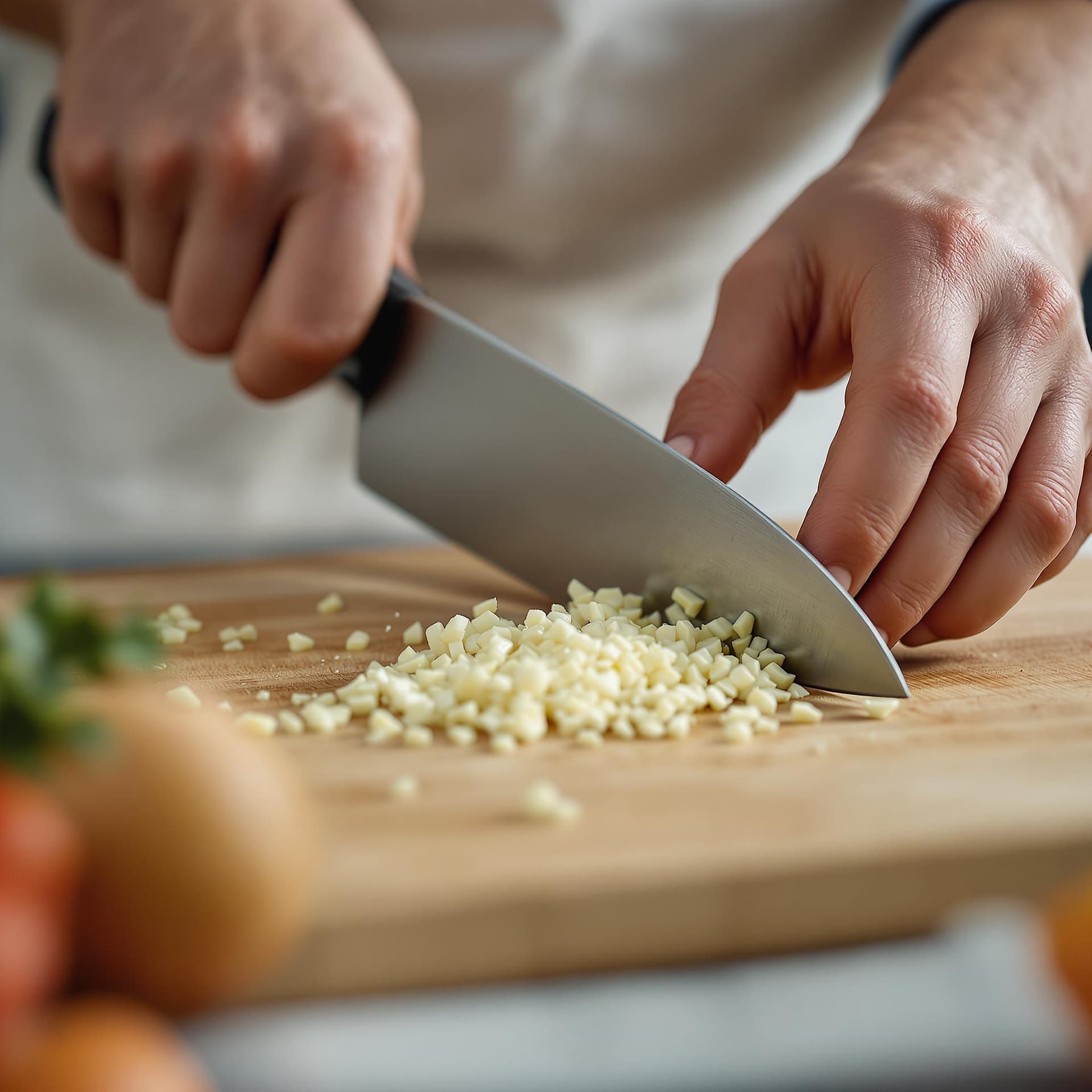 AI generated: Hands demonstrating a skill, like chopping or sautéing dslr, ultra quality, sharp focus, tack sharp,...