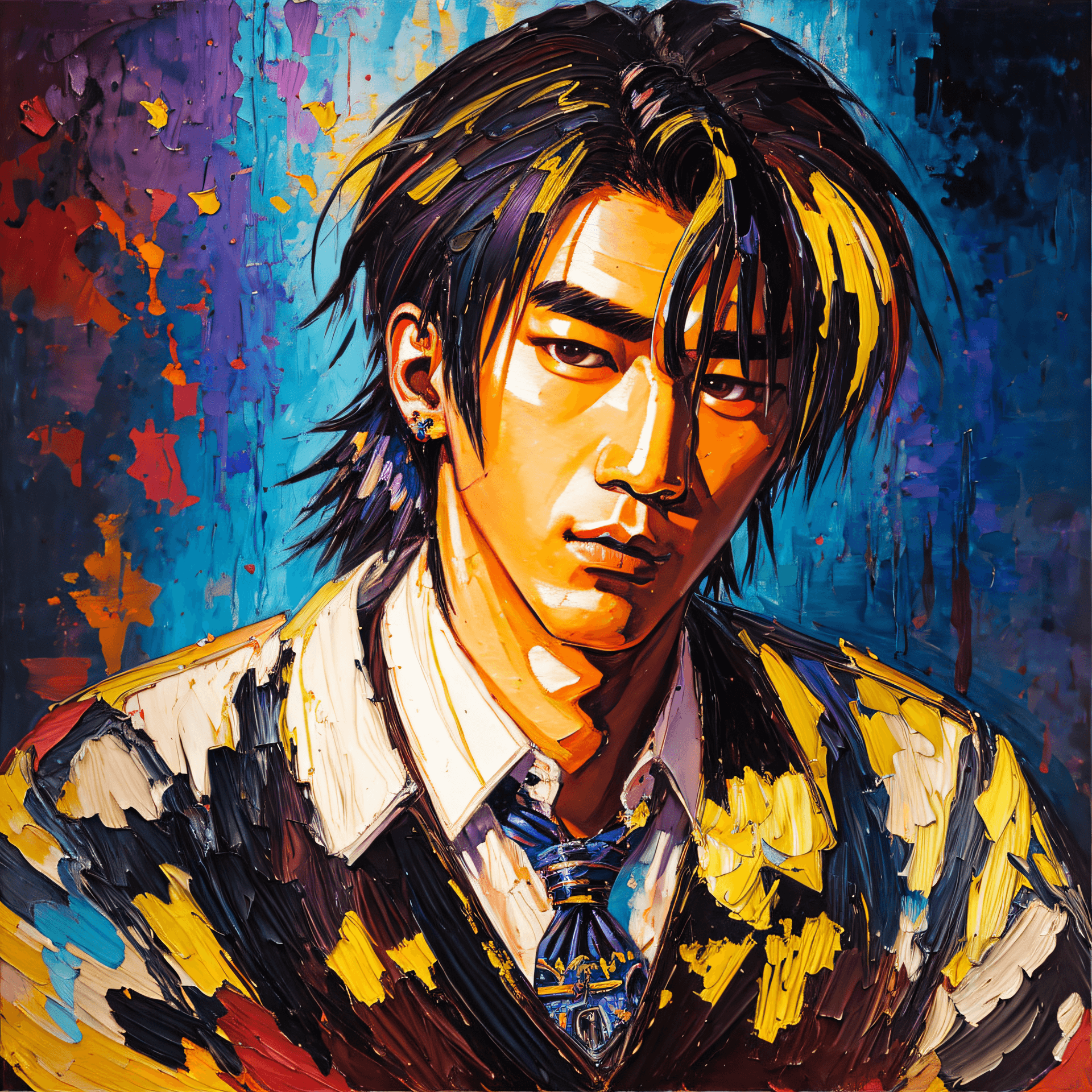 AI generated: Choi Seung hyun, oil painting
