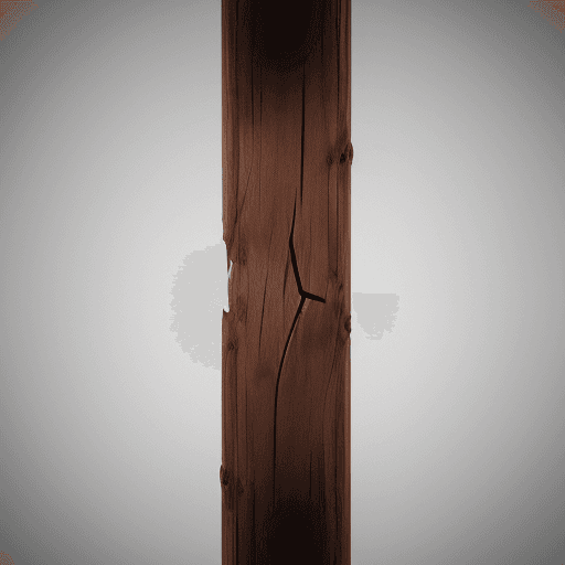 AI generated: many wooden bloody pole
