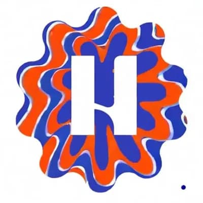 AI generated video: Create a hip animation for this logo making this logo appear. make it go from fluid drops to a a sol...