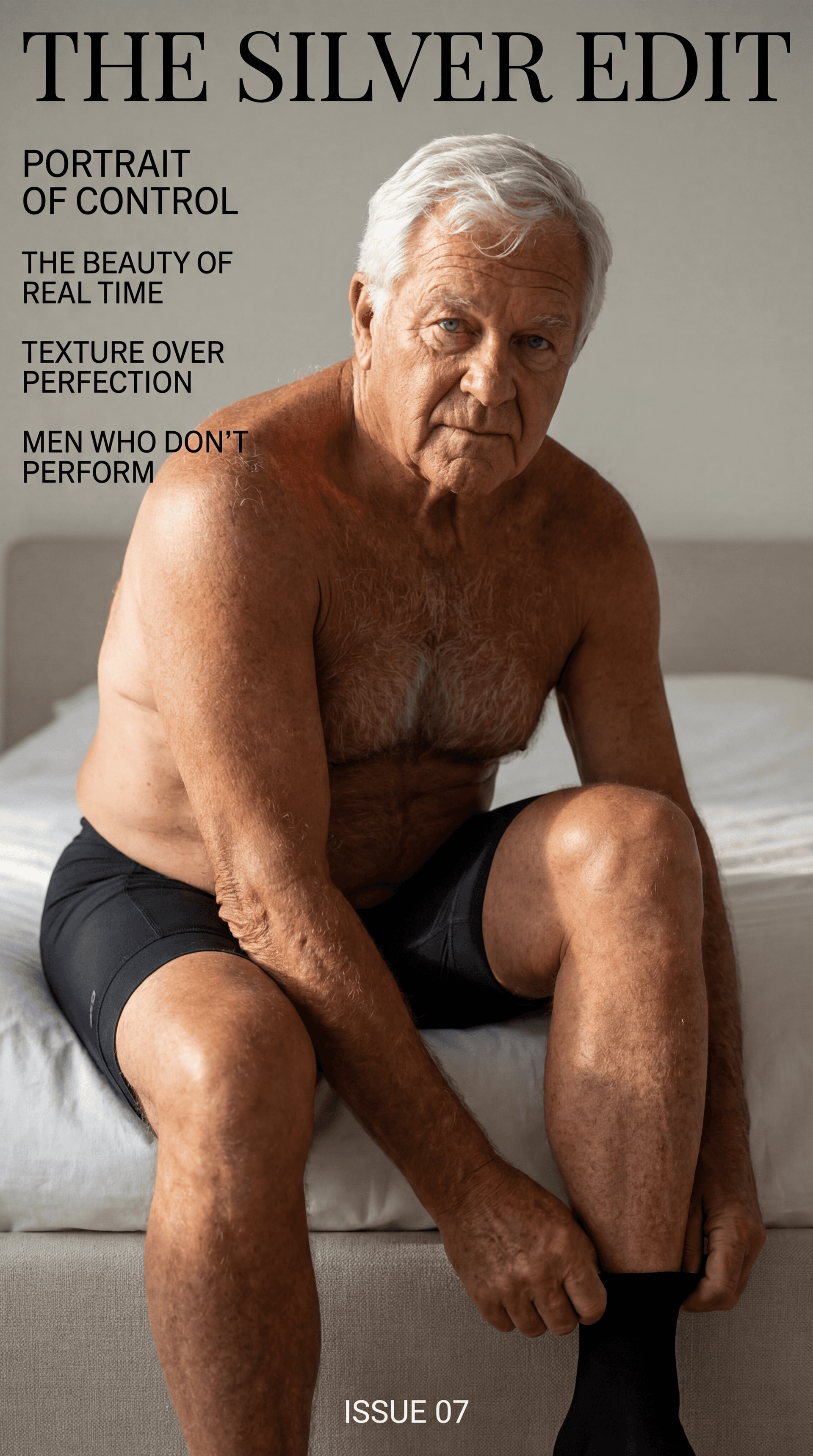 AI generated: FASHION MAGAZINE COVER. NOT CGI. NOT LIFESTYLE.
Ultra-realistic high-end editorial photography with ...