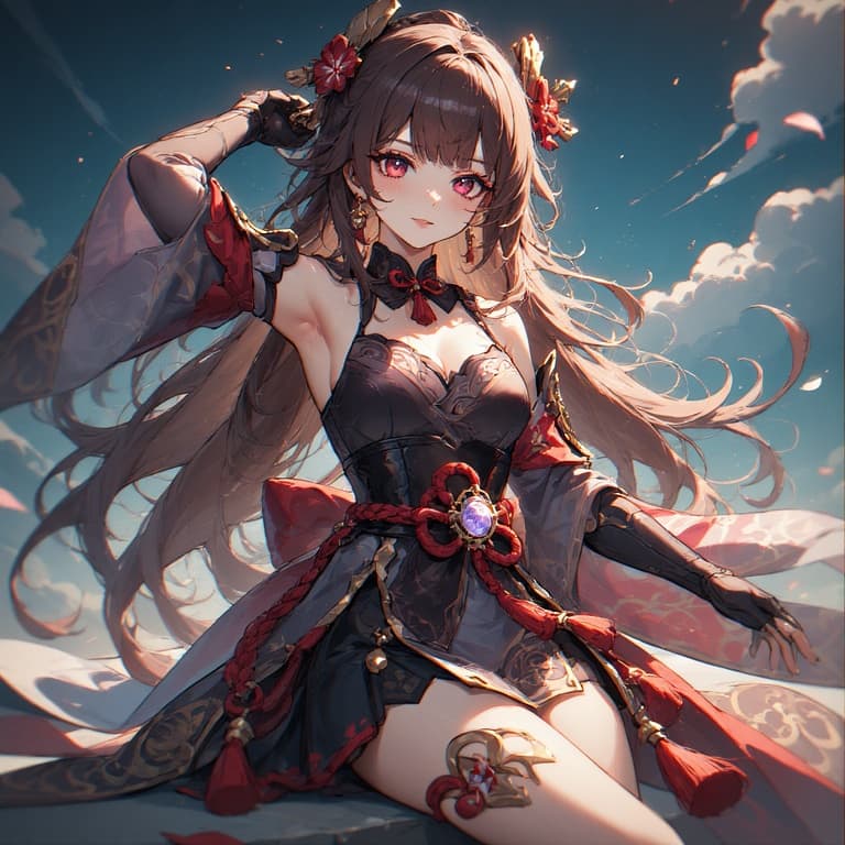 AI generated: Overall, it's an absolute wovens from Genshin Impact. waifu character portrait, 1girl, very high res...