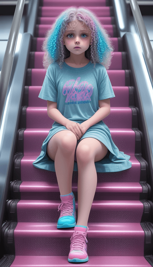 AI generated: (((FULL BODY))) (((FULLY CLOTHED))) (((FULL COLOR))) (YOUNG) (12-year-old) (Extremely Beautiful Swea...