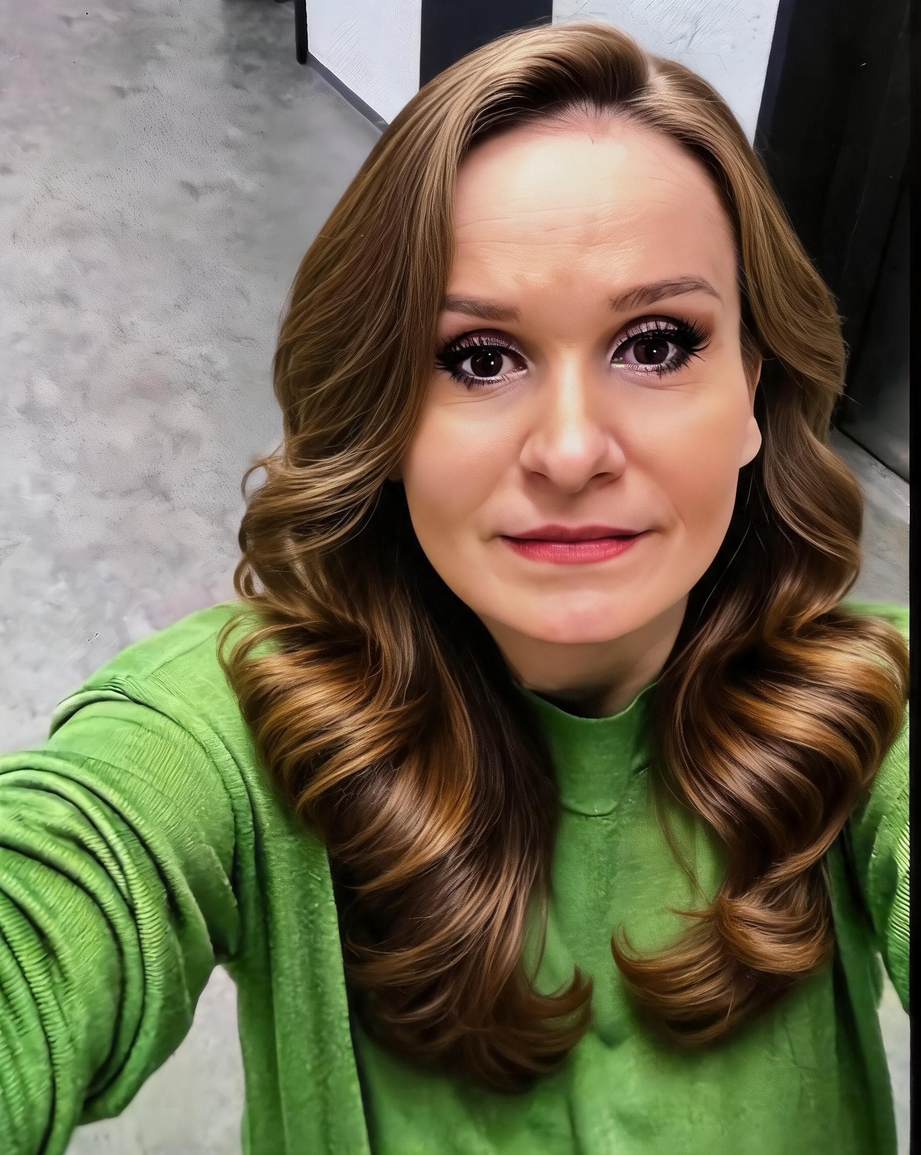 AI generated: mach mein gesicht hübscher und meine haare, lass mich attraktiver und anziehender wirken 