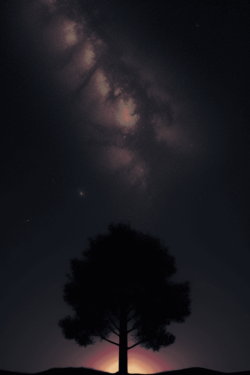AI generated: <lora:S1-Kurzgesagt_Dreamlike-000008:1>,
starry,bird,Kurzgesagt bird,tree,star,using telescope,sunse...