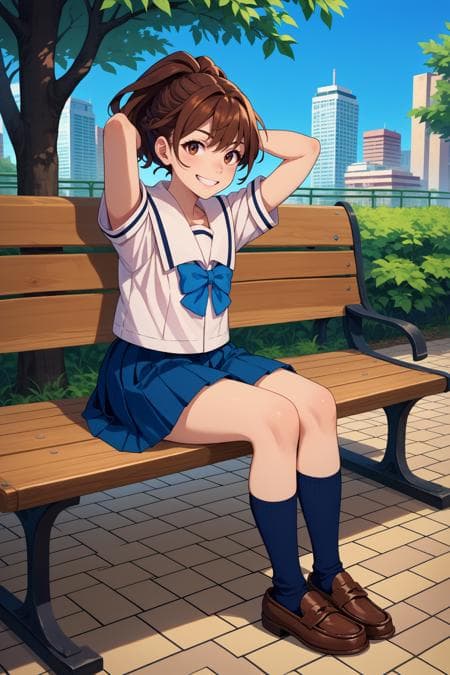 Akiho Senomiya/瀬乃宮 あき穂 (Robotics;Notes) SDXL LoRA [Pony Diffusion]