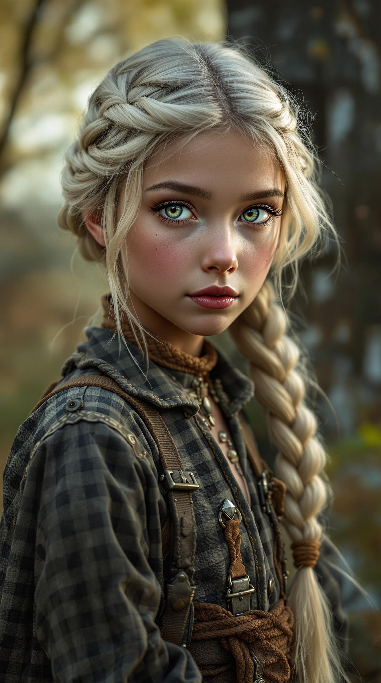 AI generated: a professional photo of a exceptionally of the most beautiful Dutch girl (age 11) in the world, show...