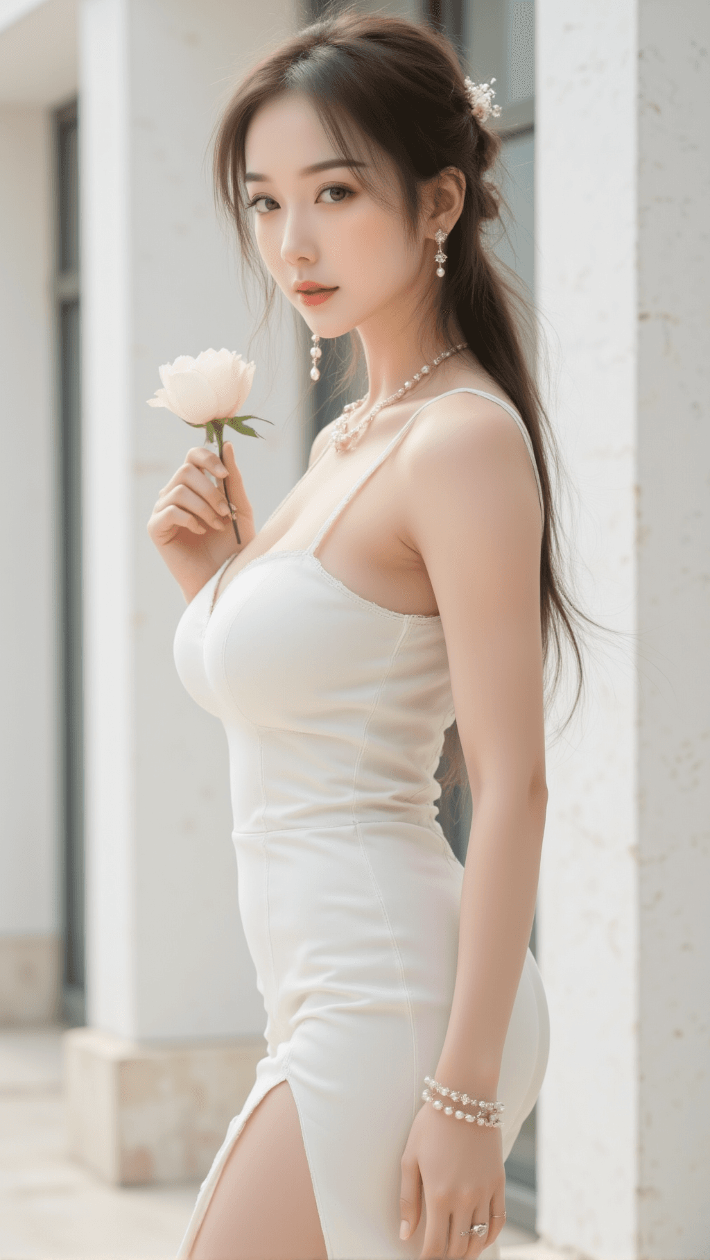 AI generated: Masterpiece, Best Quality, 8k uhd, high quality, film grain, RAW, realistic, A stunning Chinese mode...