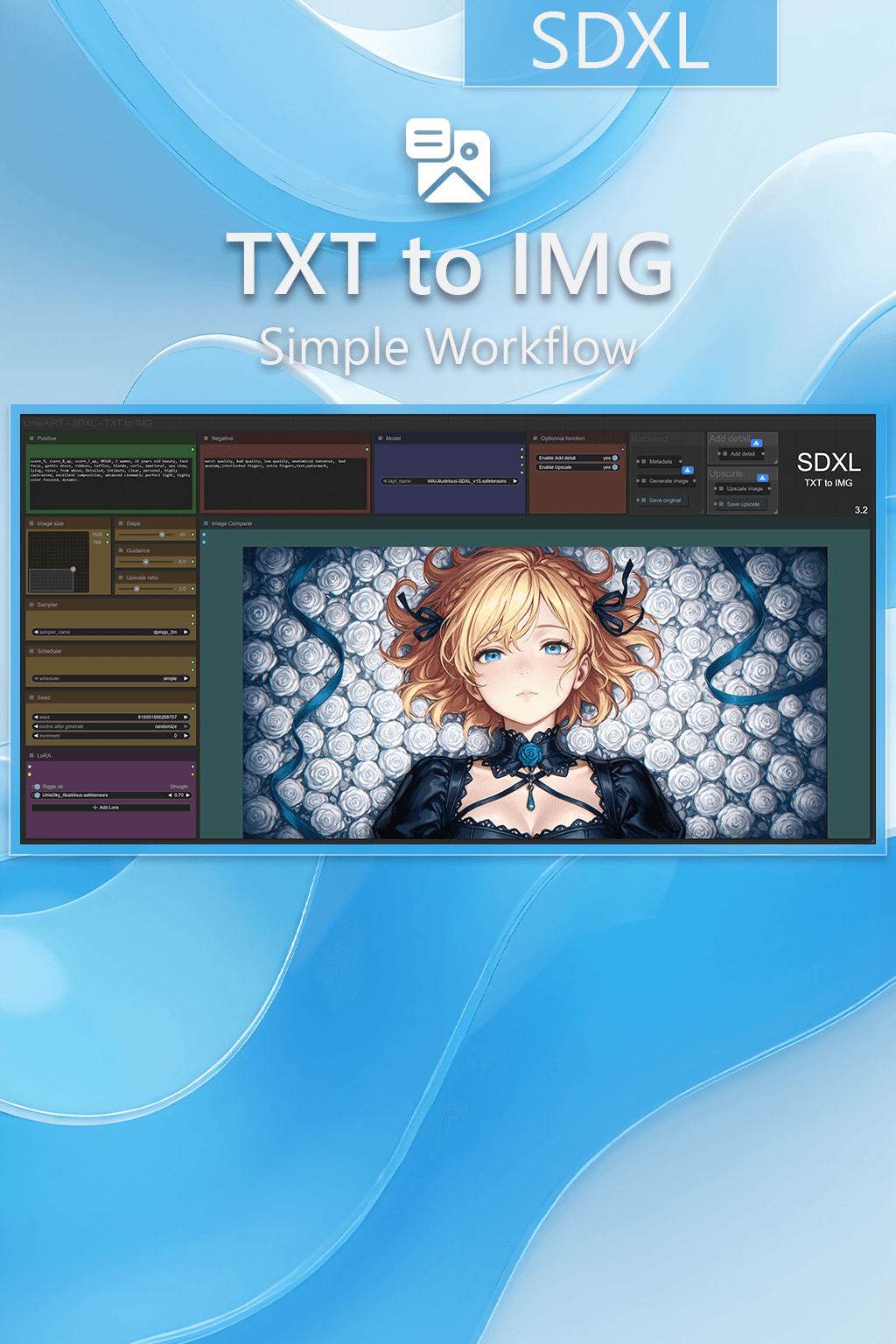 【SDXL】TXT to IMG
