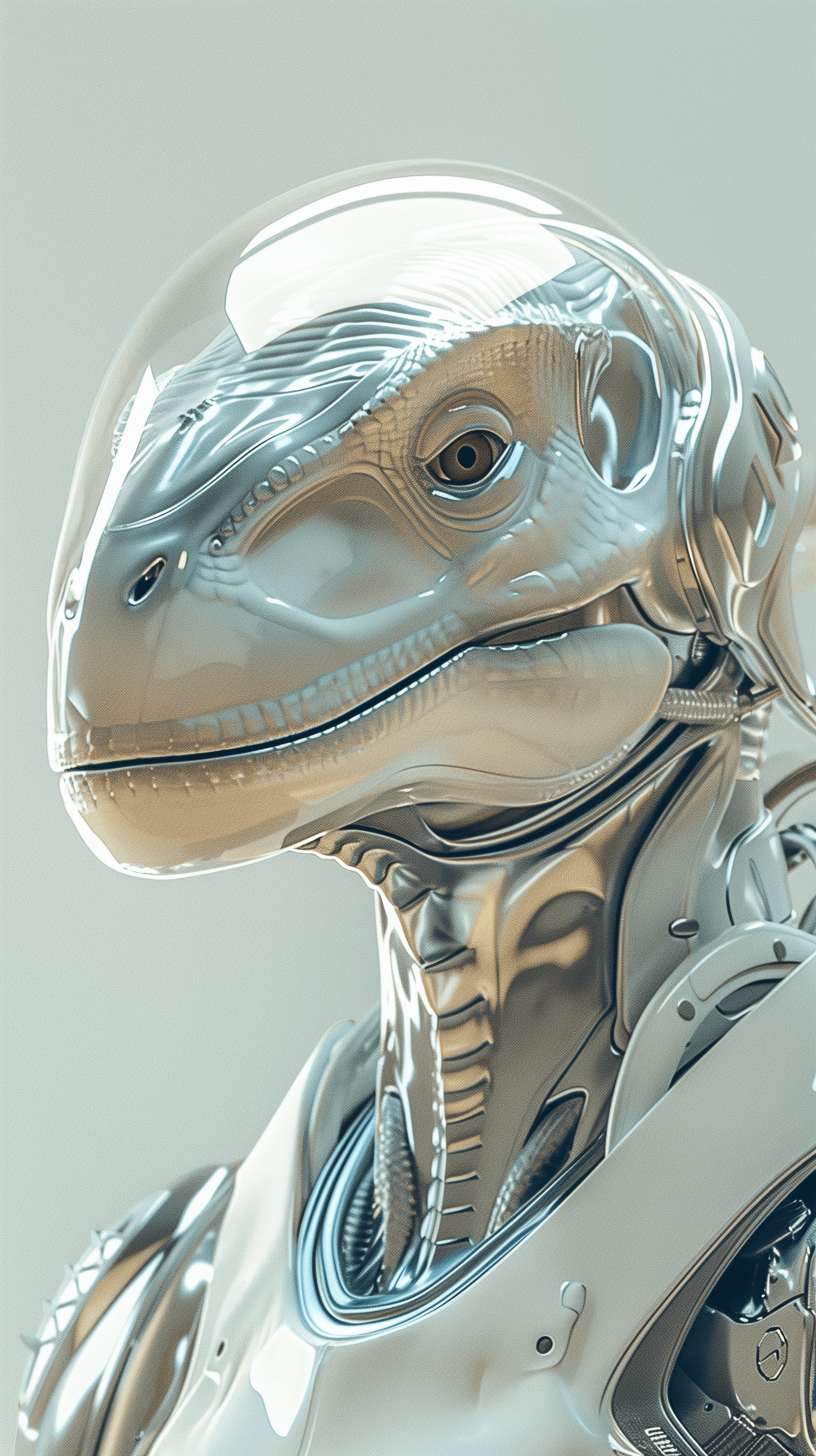 AI generated: Alien dinosaur --ar 9:16 --style raw