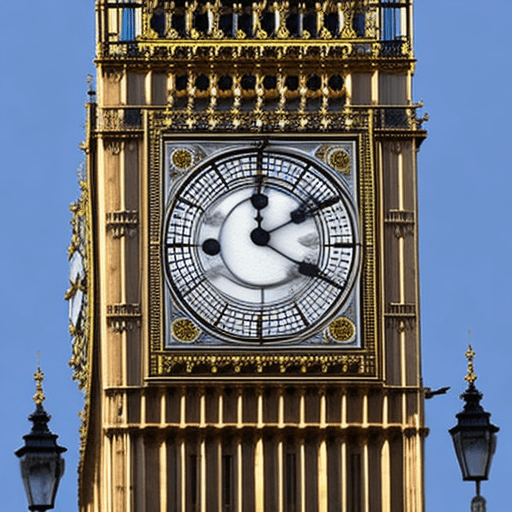AI generated: big ben clock, 