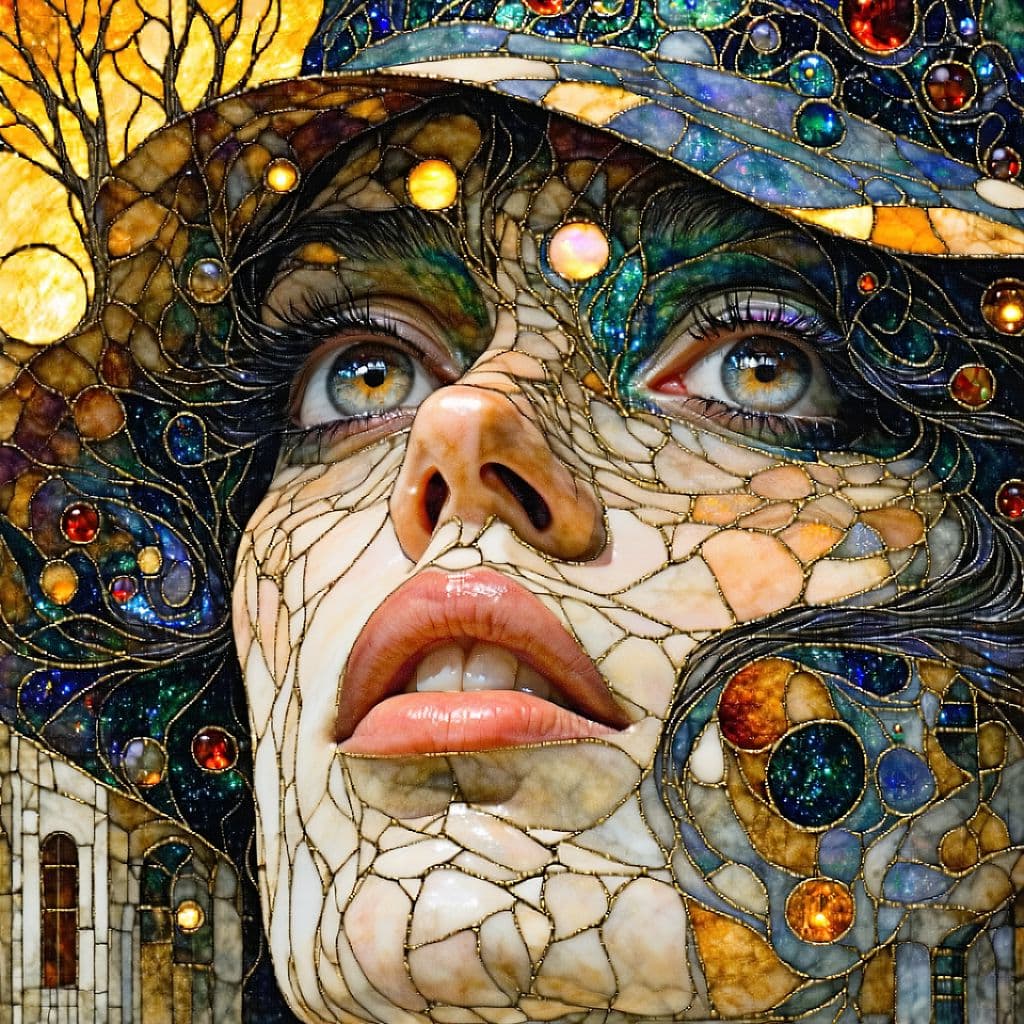 AI generated: wonderfull woman, surreal expressonism, by dante gabriel, gustav klimt, salvador dali