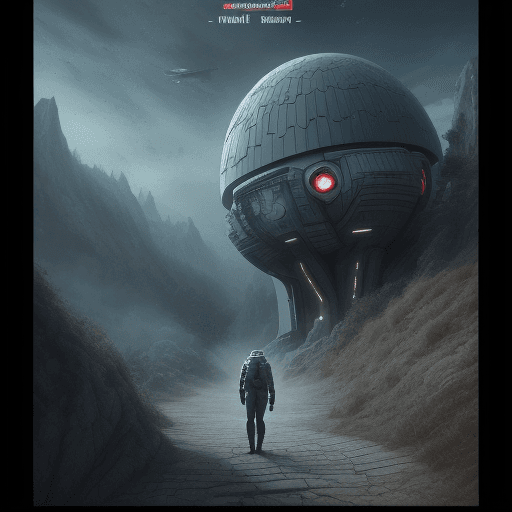 AI generated: vytvor mi scifi mesto v lese
