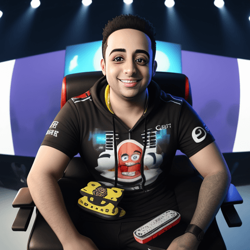 AI generated: gotaga the streamer 