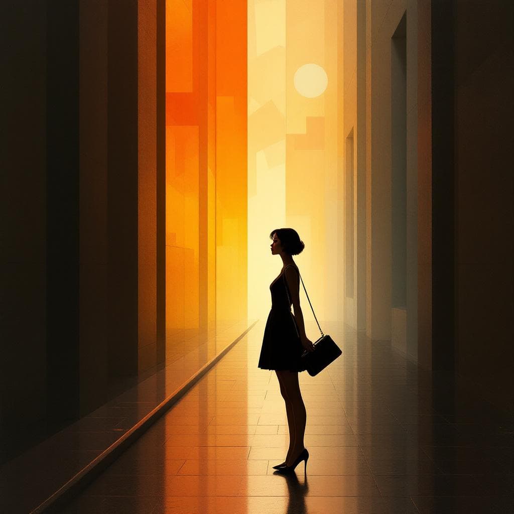 AI generated: Giorgio de Chirico + Maxfield Parrish + metaphysical surrealism, where de Chirico's enigmatic geomet...