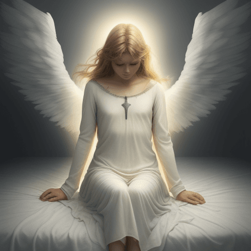 AI generated: The angel no gender took me again and pressed me a second time until I could not bear it anymore, an...