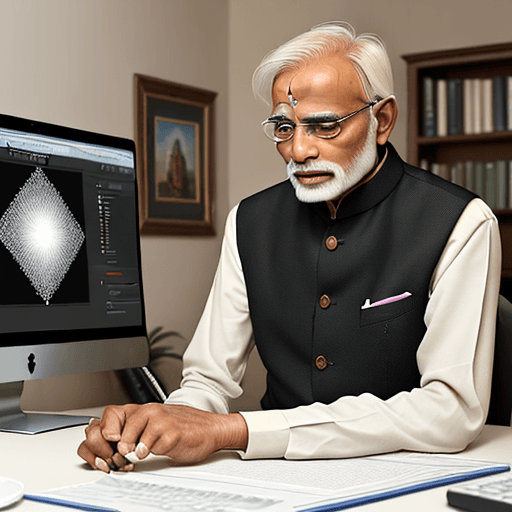 AI generated: (exasperated:0.50) 60yr old  ((Indian husband):0.50) trying to teach his 60yr old (reluctant:0.70) (...