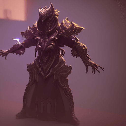 AI generated: character design, void arcanist, mist, photorealistic, octane render, unreal engine, hyper detailed,...
