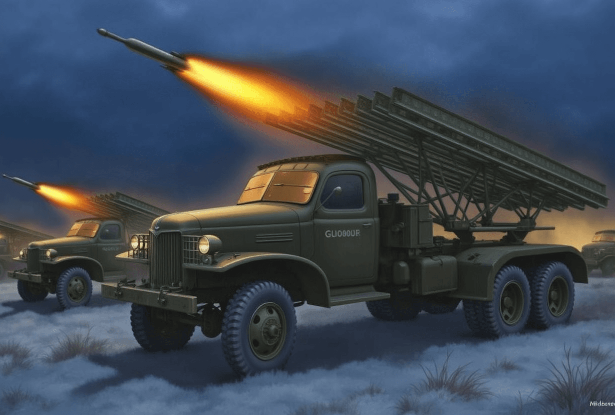 82mm BM-8"Katyusha" /  8連装ロケット砲「カチューシャ」