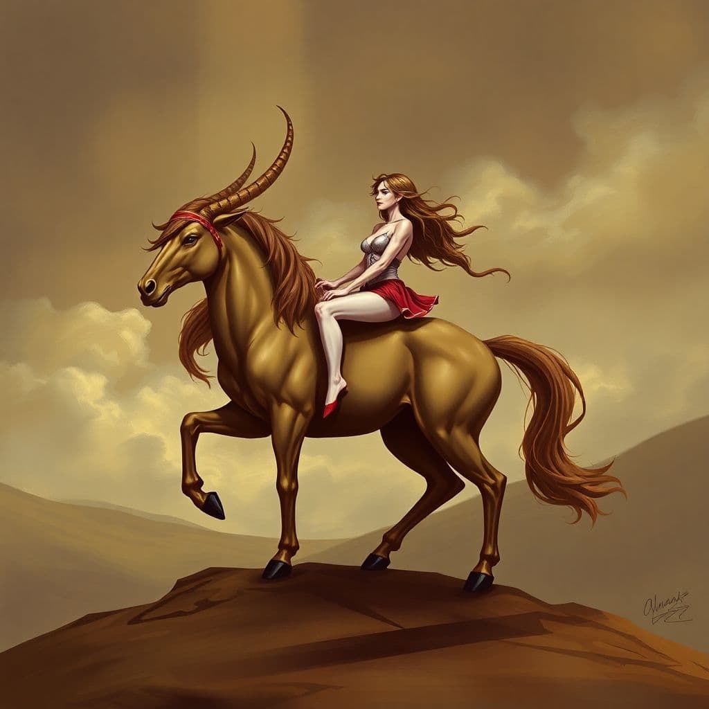 AI generated: centaur woman mythical creature