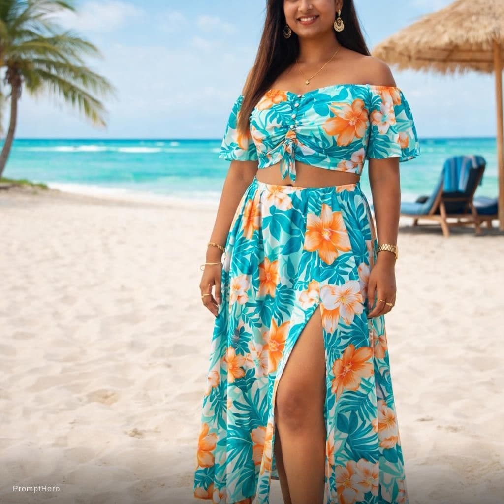 AI generated: make bikini without changing the face 