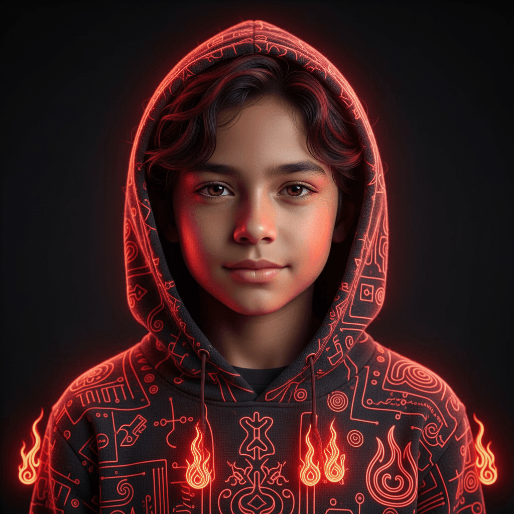 AI generated: Make a close up picture of a beautiful, super realistic young Indonesian boy looking at the camera w...