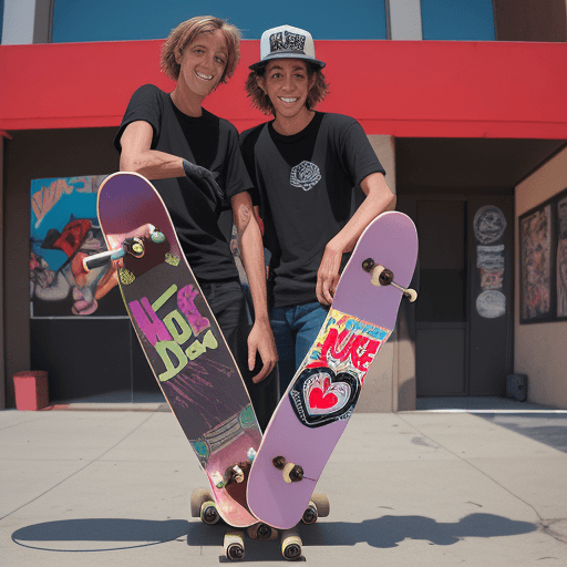 AI generated: Best Skateboards in Los Angeles, California - LuckyHeart Skate Company