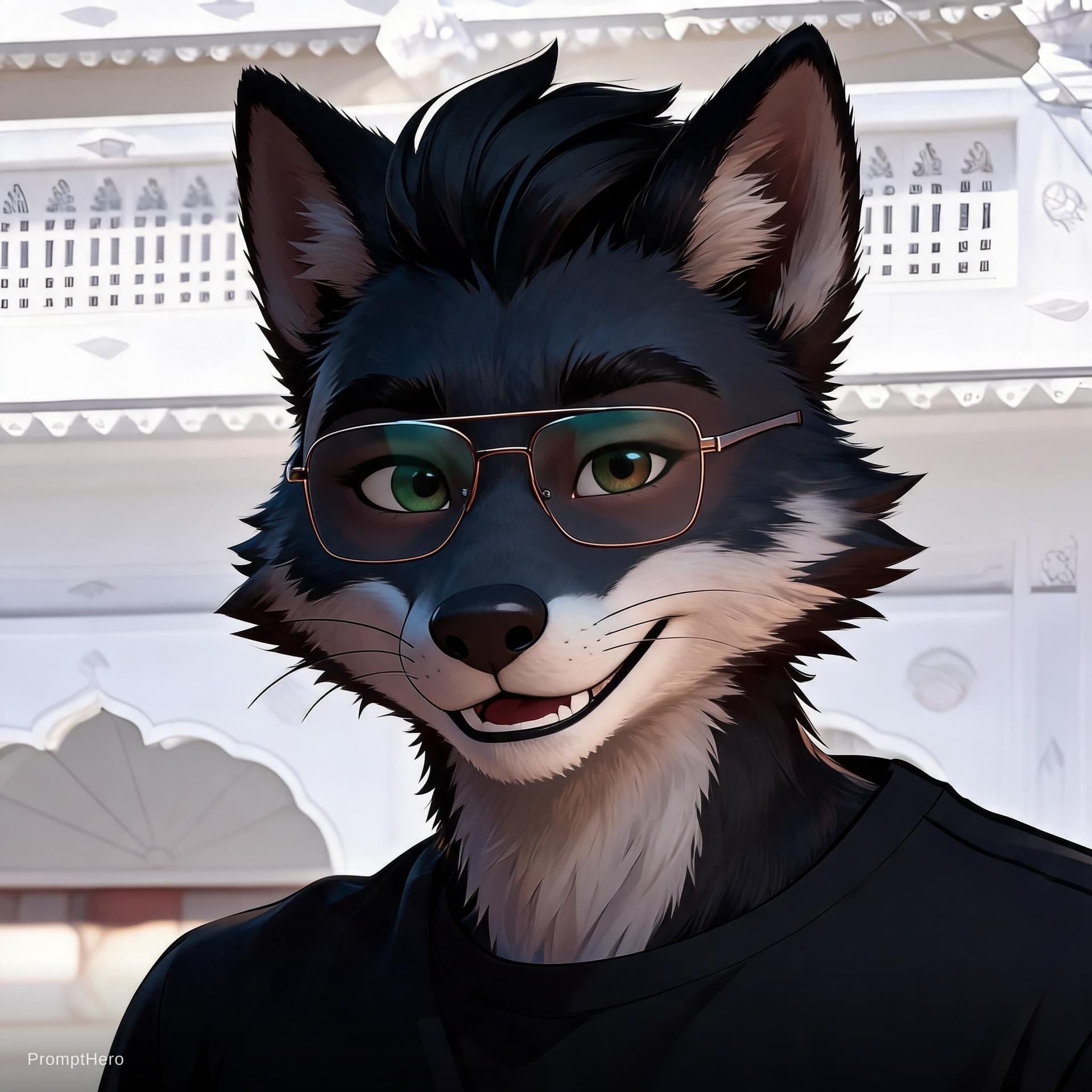 AI generated: arcane style highly detailed matte painting stylized three quarters portrait of an anthropomorphic r...